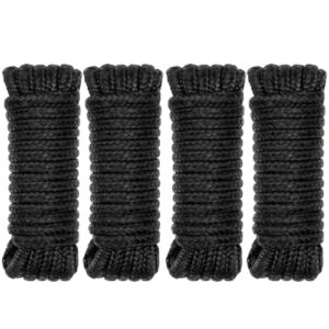 Doppelt geflochtener Nylon Festmacherleinen 12mm x 4,5m mit Öse und vorgespleißtem Auge für Ponton, Speedboot und Angeln