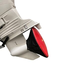 Gepolsterte Propellerabdeckung mit UV-beständigem Polyester, rot, für Einzelpropeller Ø 260 mm (10") zum Schutz vor Stößen und Beschädigungen