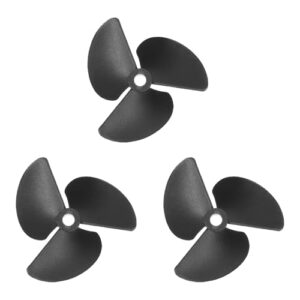 Hochwertiger RC Boot Propeller mit 4,8 mm Lochdurchmesser und schwarzer Farbe für RC Boote von Quarkzmann