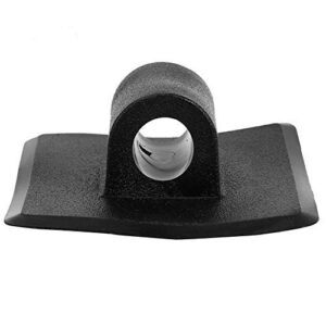 Tbest Motorhalterung, Kajak Motorhalterung, Schlauchboot Clip, 2 Stücke Schwarz Kunststoff Motorhalterungen für das sichere und stabile Befestigen von Bootsmotoren