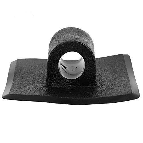 Tbest Motorhalterung, Kajak Motorhalterung, Schlauchboot Clip, 2 Stücke Schwarz Kunststoff Motorhalterungen für das sichere und stabile Befestigen von Bootsmotoren