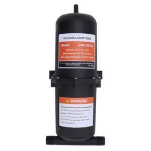 Konstantdrucktank für Bootsreiseanhänger, Wasserdrucktank 1 L mit 1/2 Zoll Anschluss, Vordruckspeicher für Wassersysteme