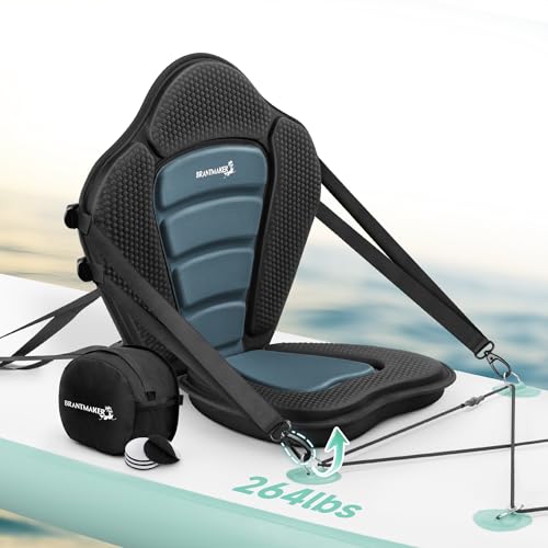 BRANTMAKER SUP Sitz, Universeller Dicker Kajak Sitz für Stand Up Paddleboarden mit Komfort und Stabilität