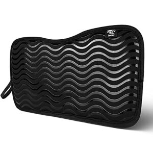 Hornet Watersports Dragon Boat Sitzkissen, Neopren Anti-Rutsch-Kissen (doppeltes Silikon, schwarz) für Drachenboot-Sitze mit Anti-Rutsch-Technologie und idealer Polsterung