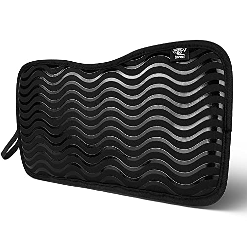 Hornet Watersports Dragon Boat Sitzkissen, Neopren Anti-Rutsch-Kissen (doppeltes Silikon, schwarz) für Drachenboot-Sitze mit Anti-Rutsch-Technologie und idealer Polsterung