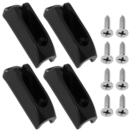 LT Easiyl 4 Stücke Boot Jam Cleat Selbstschließende Seil Klampe mit Schrauben für Seile bis 4mm