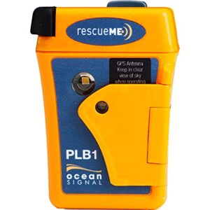 rescueME PLB1 persönlicher Ortungssender, 7 Jahre Batterie, 24h Laufzeit, wasserdicht bis 15m, UK-Programmierung für weltweites Funktionieren