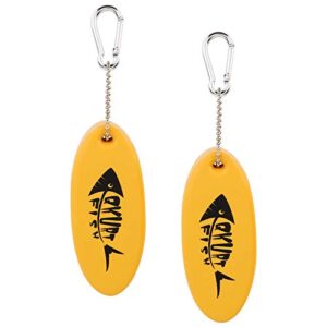 QKURT 2er Pack schwimmender Schlüsselring aus Schaumstoff, ideal für Wassersportarten wie Kajakfahren, Segeln und Schwimmen